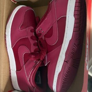 Nike Fuchsia Athletic Shoes